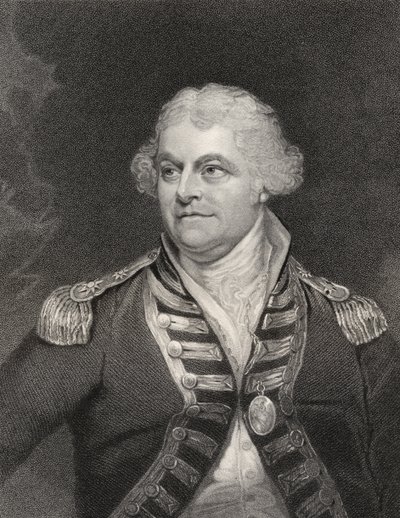 Alan Gardner, engraved by Fenner, from 